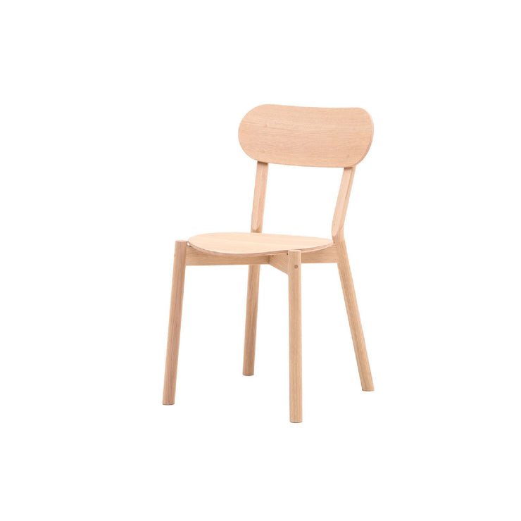 Karimoku New Standard - CASTOR CHAIR PLUS pure oak - Dining Chair 