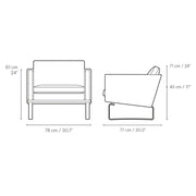 Carl Hansen & Son - CH101 Lounge Chair - Armchair 