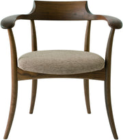 HIDA - CRESCENT Arm Chair Walnut - Dining Chair 