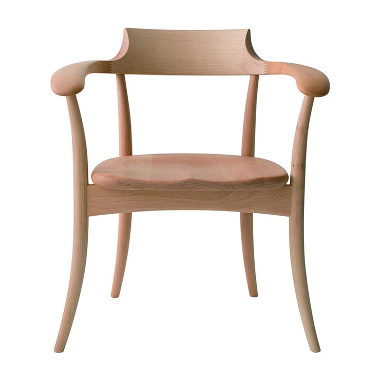 HIDA - CRESCENT Arm Chair Beech - Dining Chair 