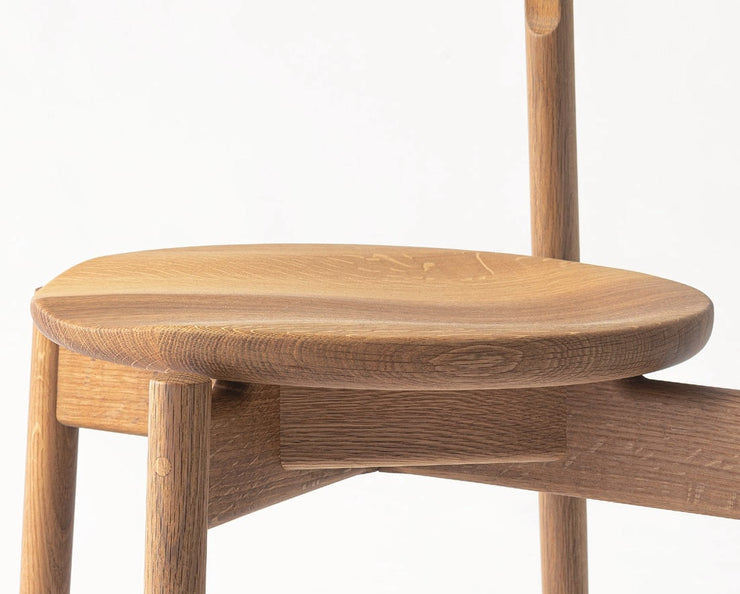 HIDA - TSUBURA Chair Wooden Seat - Dining Chair 