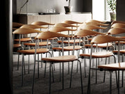 READY TO GO | CH88P Chair in stainless steel frame