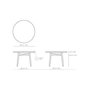 Carl Hansen & Son - BA103 Preludia Round Table - Dining Table 