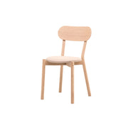 Karimoku New Standard - CASTOR CHAIR PLUS PAD pure oak - Dining Chair 