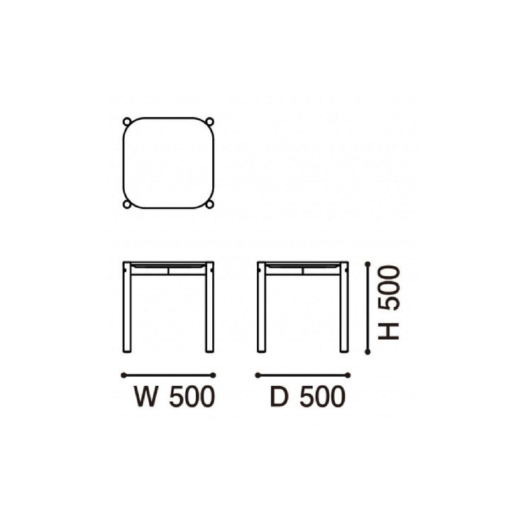 Karimoku New Standard - CASTOR LOW TABLE 50 - Coffee Table 