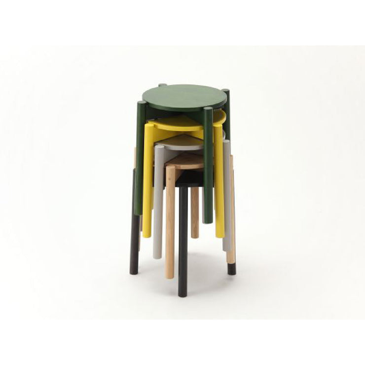 Karimoku New Standard - CASTOR STOOL PLUS steel gray - Stool 