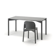 Karimoku New Standard - CASTOR TABLE L black - Dining Table 
