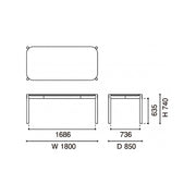 Karimoku New Standard - CASTOR TABLE XL - Dining Table 