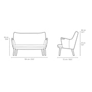 Carl Hansen & Son - CH72 Sofa with cushion - Sofa 