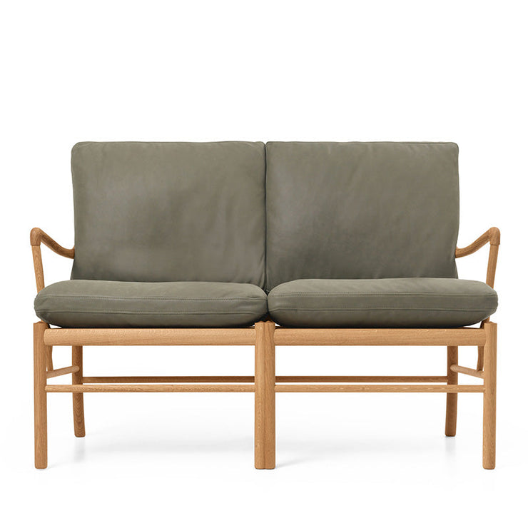 OW149-2 Colonial Sofa in Terra Leather