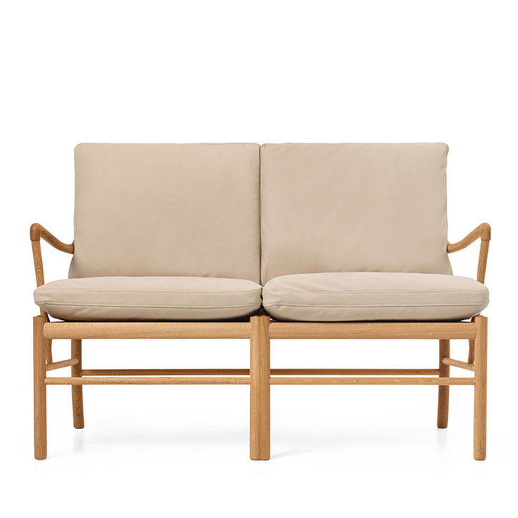 OW149-2 Colonial Sofa in Terra Leather