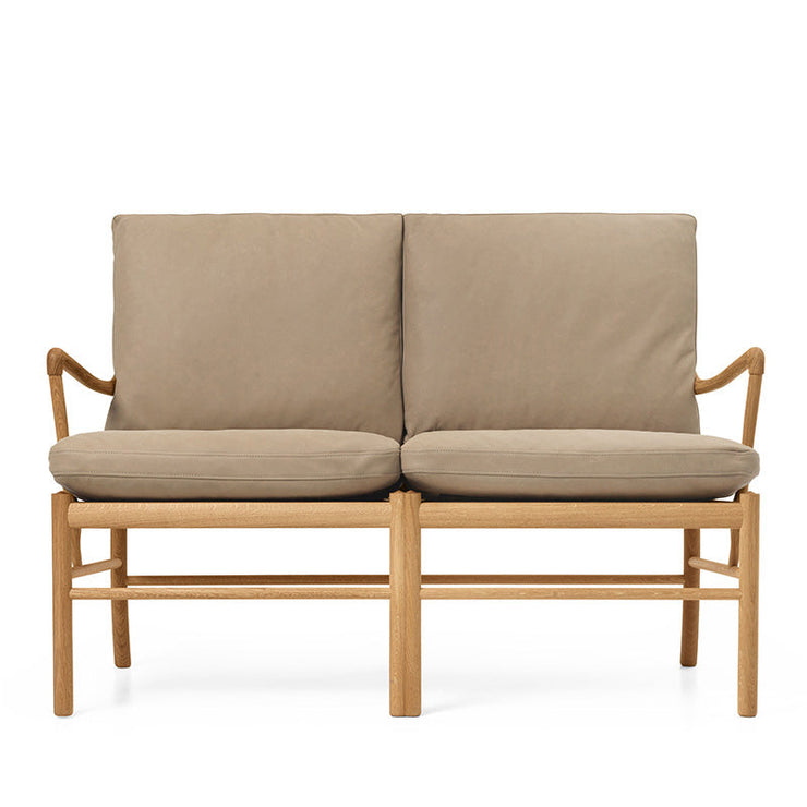 OW149-2 Colonial Sofa in Terra Leather