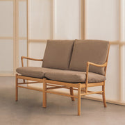 OW149-2 Colonial Sofa in Terra Leather