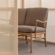 OW149-2 Colonial Sofa in Terra Leather