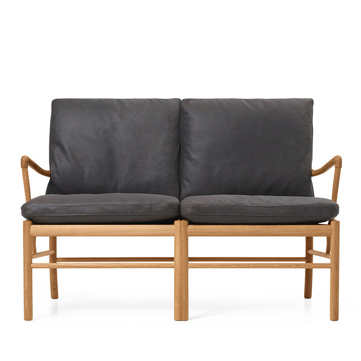 OW149-2 Colonial Sofa in Terra Leather