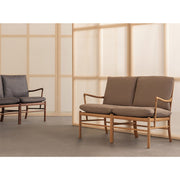 OW149-2 Colonial Sofa in Terra Leather