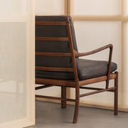 OW149-2 Colonial Sofa in Terra Leather