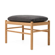 OW149F Colonial Footstool in Terra Leather