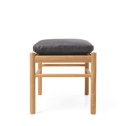 OW149F Colonial Footstool in Terra Leather
