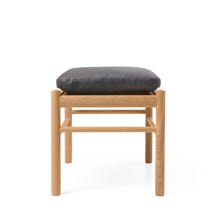 OW149F Colonial Footstool in Terra Leather