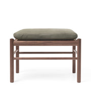 OW149F Colonial Footstool in Terra Leather