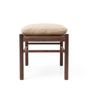 OW149F Colonial Footstool in Terra Leather