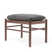 OW149F Colonial Footstool in Terra Leather