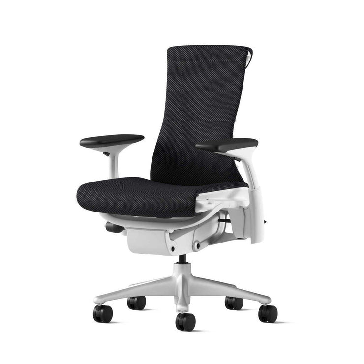 READY TO GO - READY TO GO | Embody Chair White in Black Balance Fabric - Task Chair 