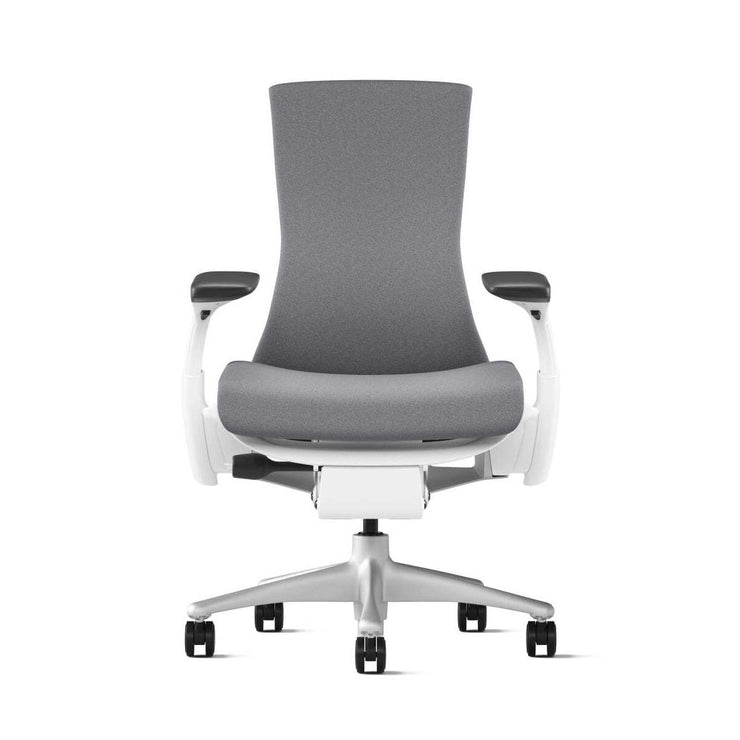 READY TO GO - READY TO GO | Embody Chair White in Dark Mineral Sync Fabric - Task Chair 