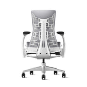 READY TO GO - READY TO GO | Embody Chair White in Dark Mineral Sync Fabric - Task Chair 