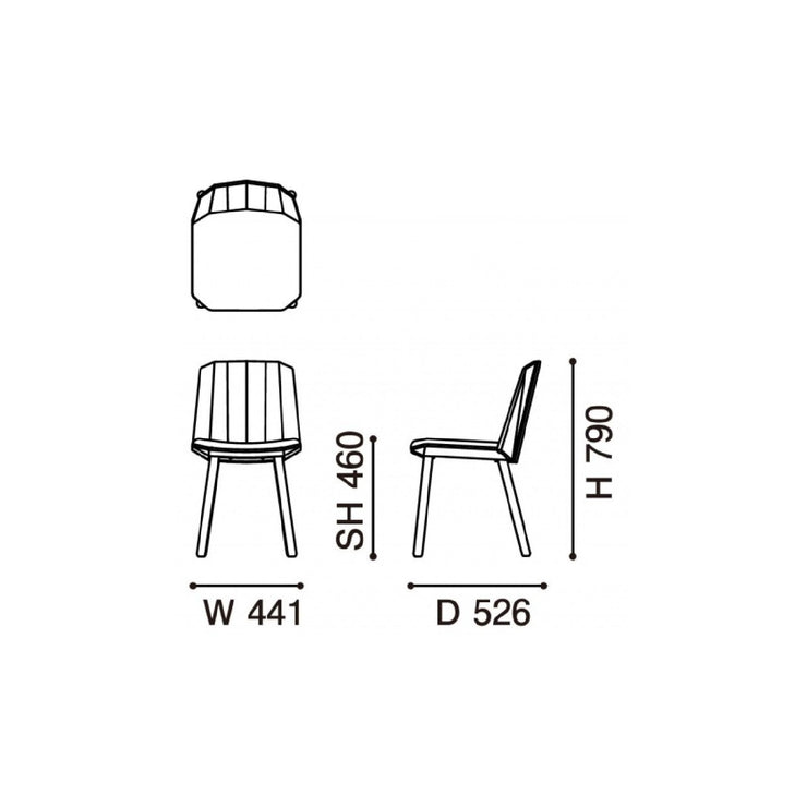 Karimoku New Standard - COLOUR WOOD CHAIR BEIGE - Dining Chair 