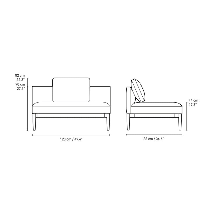Carl Hansen & Son - E301 Embrace Sofa Back Module - Sofa 