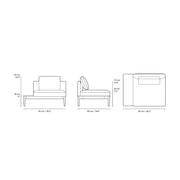 Carl Hansen & Son - E330 Embrace Sofa Back Module Left - Sofa 