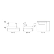 Carl Hansen & Son - E330 Embrace Sofa Back Module Right - Sofa 