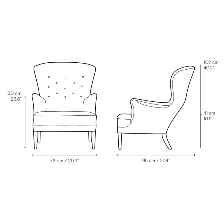 Carl Hansen & Son - FH419 Heritage Chair - Armchair 