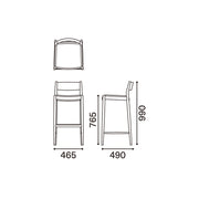 Karimoku Case Study - KCS Bar Stool N-BS01 High - Stool 