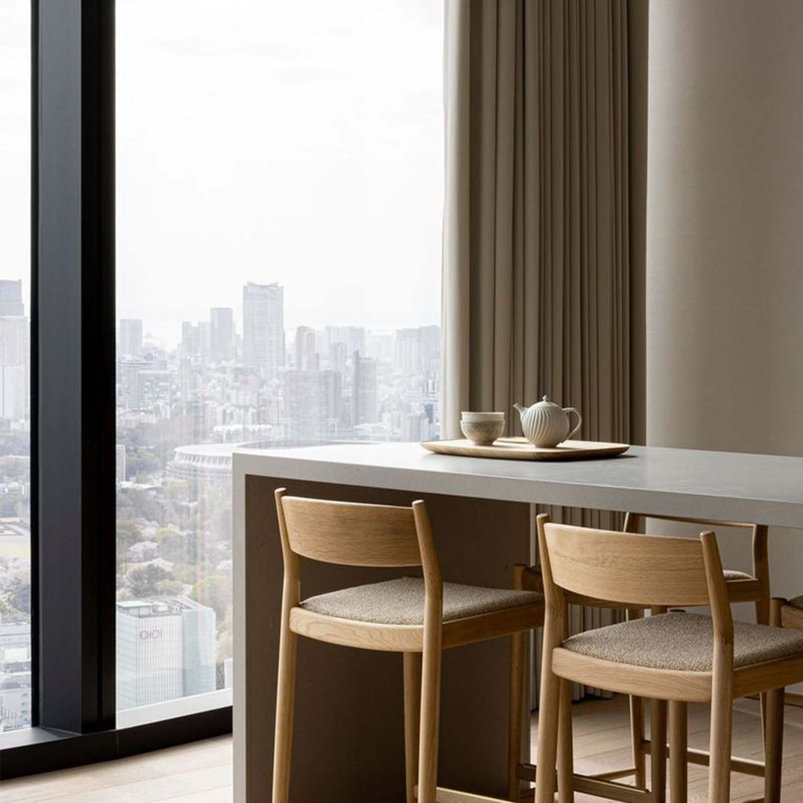 Karimoku Case Study - KCS Bar Stool N-BS01 Low - Stool 