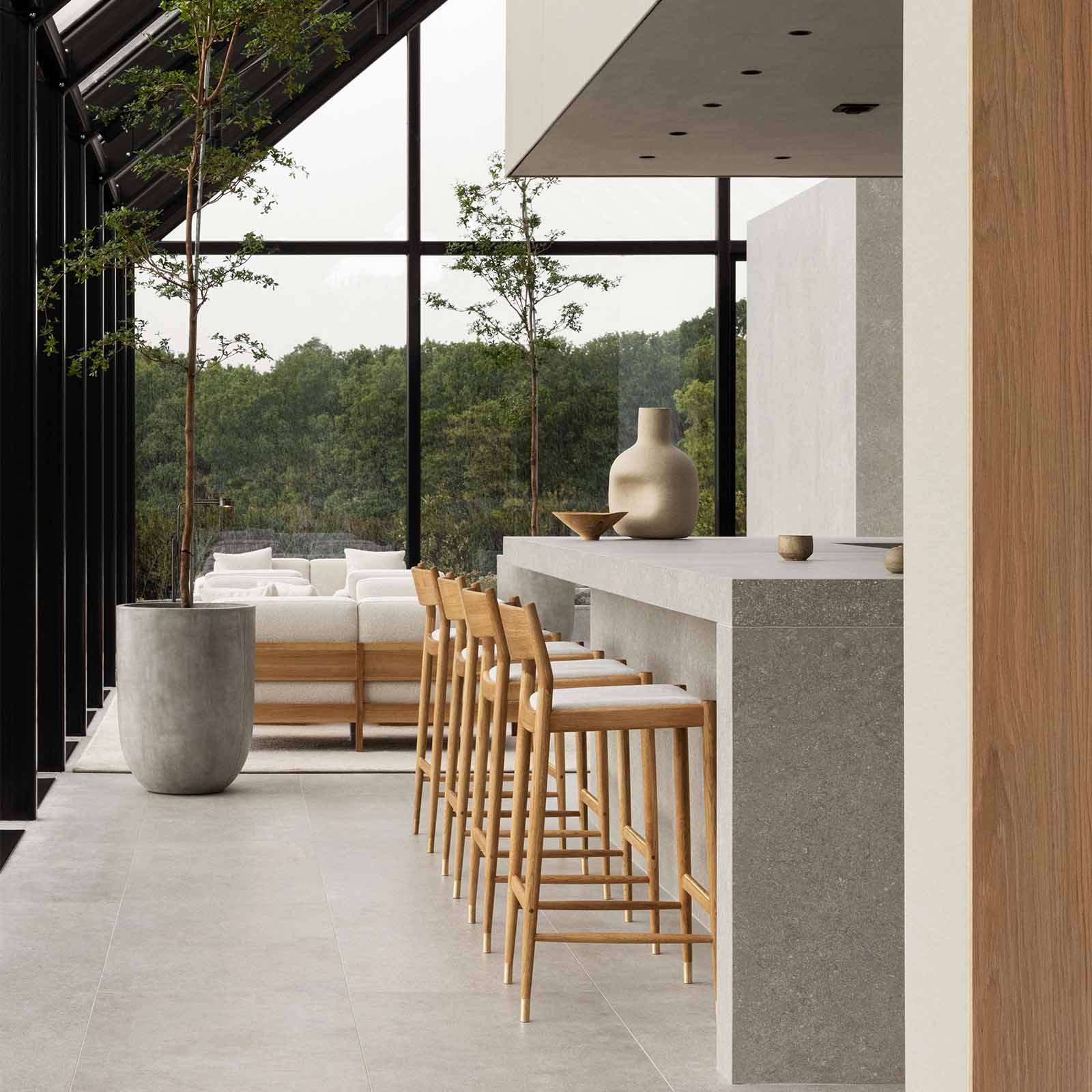 Karimoku Case Study - KCS Bar Stool N-BS01 Low - Stool 