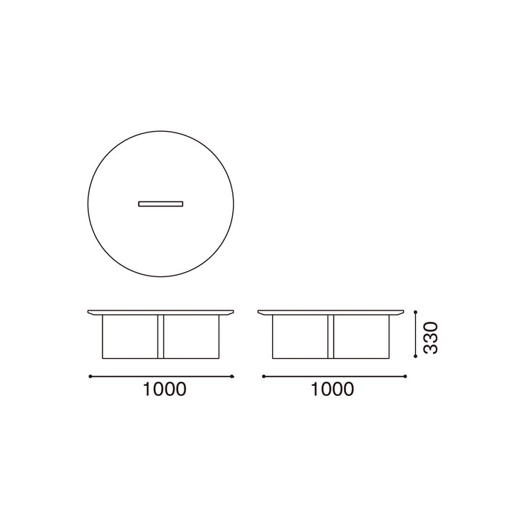 Karimoku Case Study - KCS Coffee Table N-ST02 Large - Coffee Table 