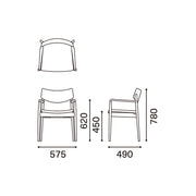 Karimoku Case Study - KCS Dining Armchair A-DC02 - Dining Chair 