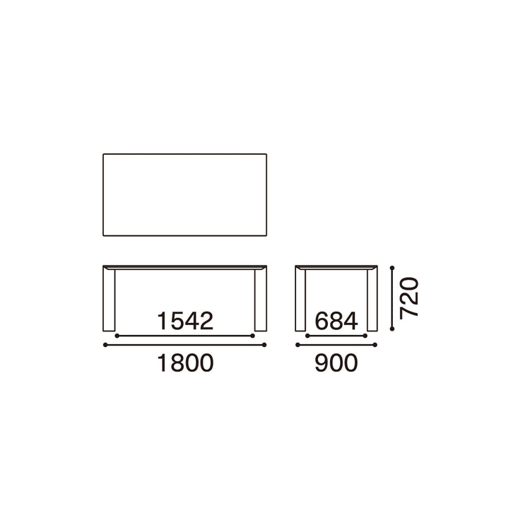 Karimoku Case Study - KCS Dining Table A-DT02 - Dining Table 