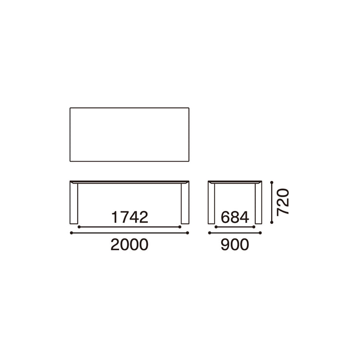 Karimoku Case Study - KCS Dining Table A-DT02 - Dining Table 