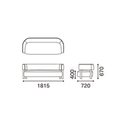 Karimoku Case Study - KCS Sofa N-S03 2.5 Seater - Sofa 