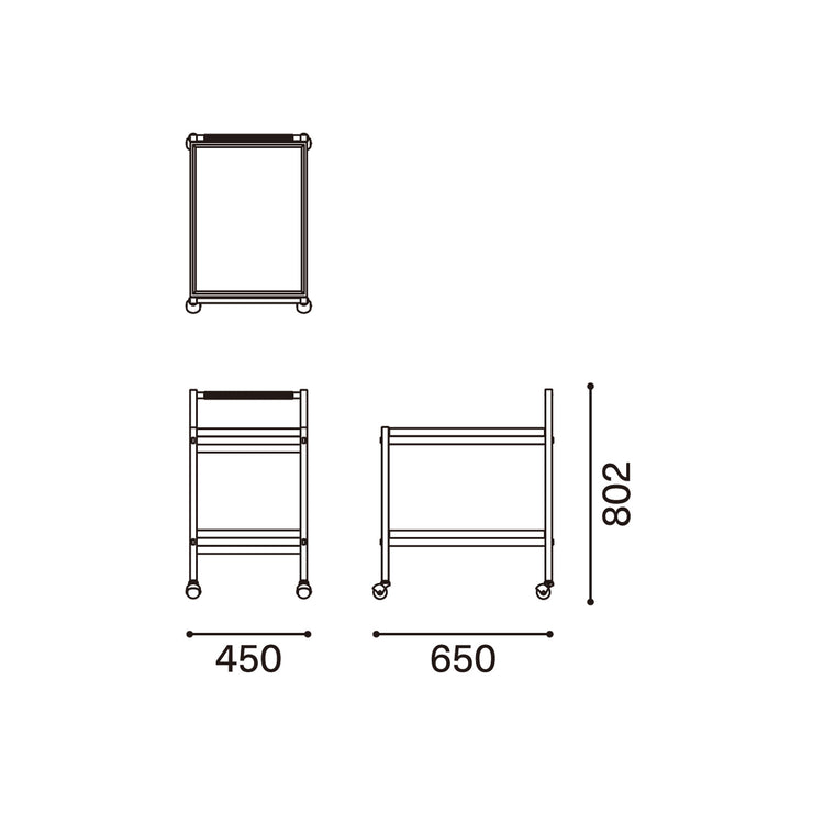 Karimoku Case Study - KCS Trolley N-T01 - Accessories 