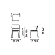Karimoku New Standard - PANORAMA ARMCHAIR - Dining Chair 