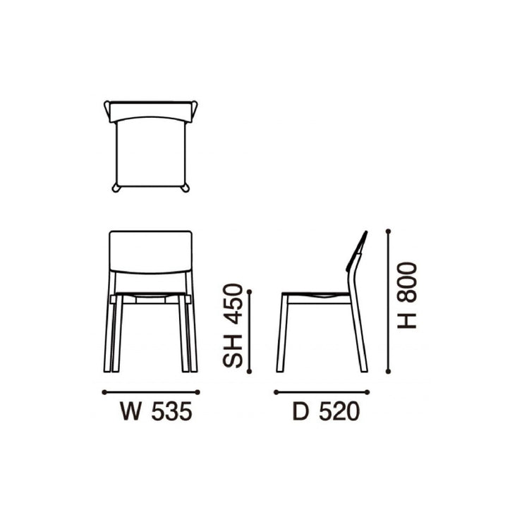 Karimoku New Standard - PANORAMA CHAIR - Dining Chair 