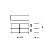 Karimoku New Standard - PROP Sideboard 150 - Cabinet 