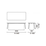 Karimoku New Standard - SCOUT TABLE 240 - Dining Table 