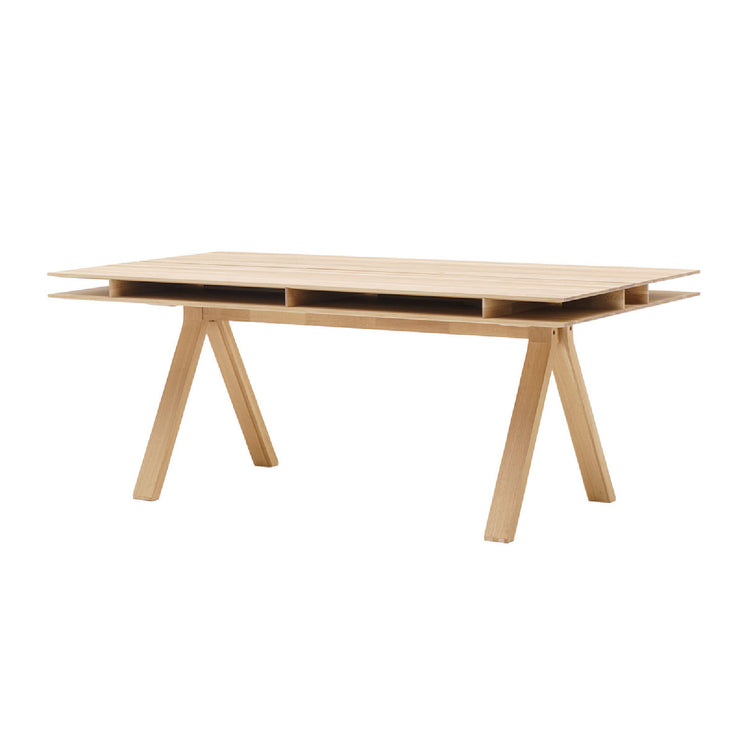 Karimoku New Standard - SPECTRUM WORKSTATION DT190 pure oak - Dining Table 