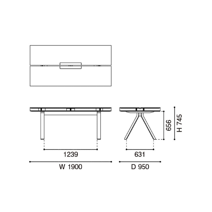 Karimoku New Standard - SPECTRUM WORKSTATION DT190 pure oak - Dining Table 